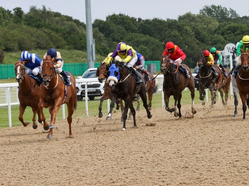 GLEN SHIEL (Hollie Doyle) wins at NEWCASTLE 27/6/20Photograph by Grossick Racing Photography 0771 046 1723