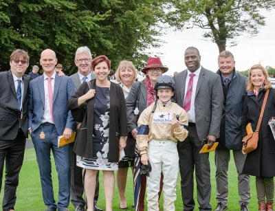 Owners with Hollie at Goodwood