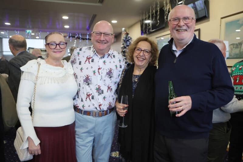 Owners catching up at a social event.