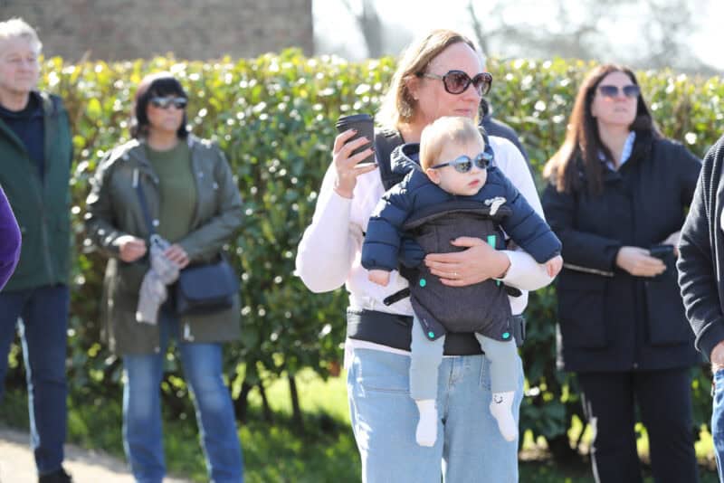 Family enjoying a day at a Hambleton Racing naming day